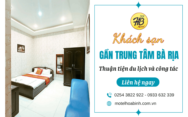 khách sạn gần trung tâm Bà Rịa
