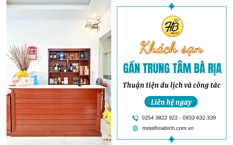 khách sạn gần trung tâm Bà Rịa