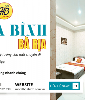 Motel Hòa Bình Bà Rịa - Phòng đẹp, giá tốt, đặt phòng nhanh chóng