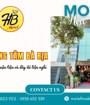 Nhà nghỉ gần khu trung tâm Bà Rịa đầy đủ tiện ích và thuận tiện